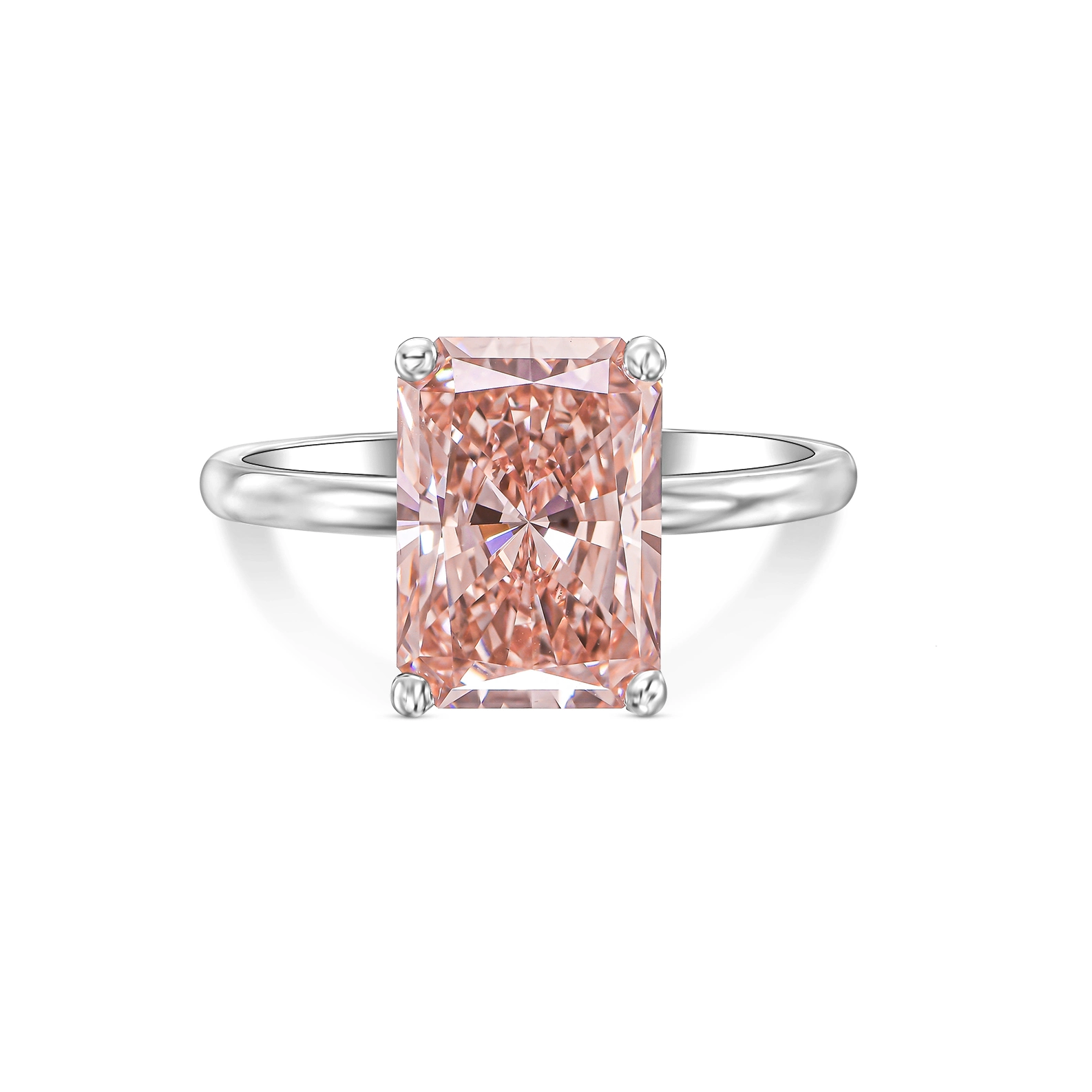 טבעת יהלום ורוד 3.65ct