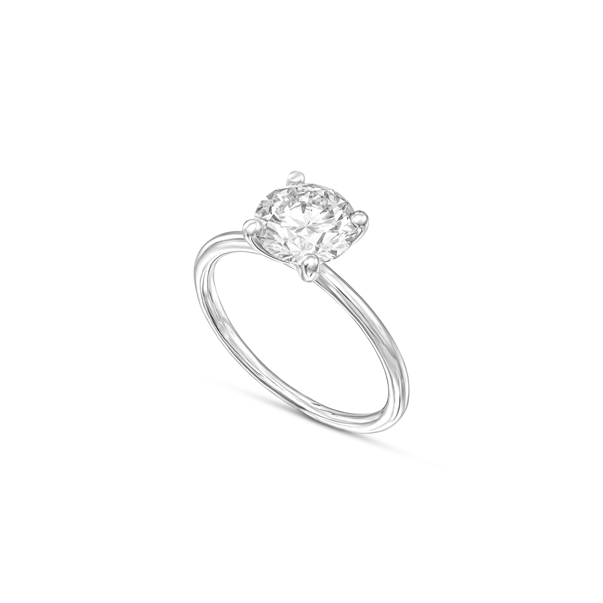 ⁦טבעת אירוסין 1.5 קראט קלאסית⁩ – תמונה ⁦5⁩