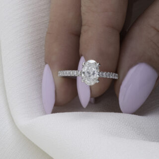 טבעת יהלומים מעוצבת