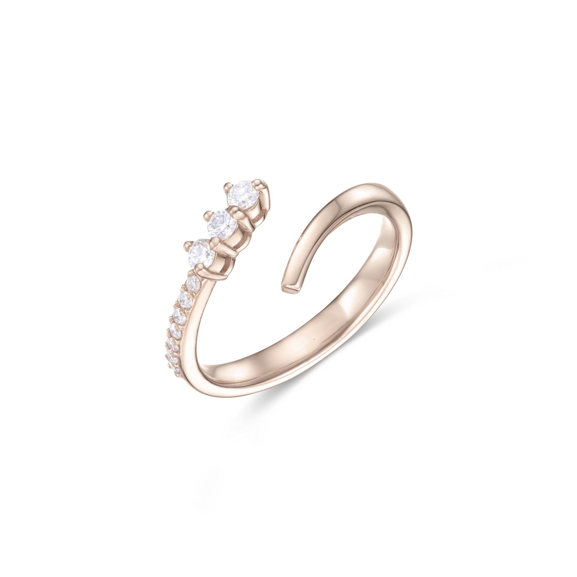 טבעת עם משמעות - טבעת 3 יהלומים - יהלום לכל ילד