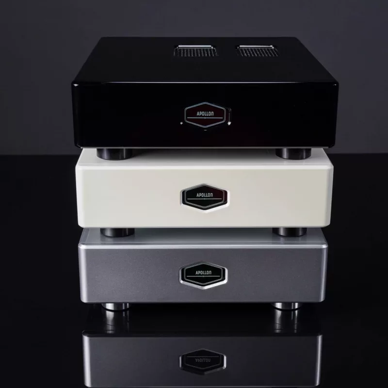 Hypex NCx500 Apollon Mini Class D Amplifier amplifier stacked on each other