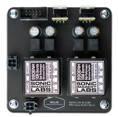 Apollon Audio Pro Input Buffer board with Sonic Imagery 990 OP amps