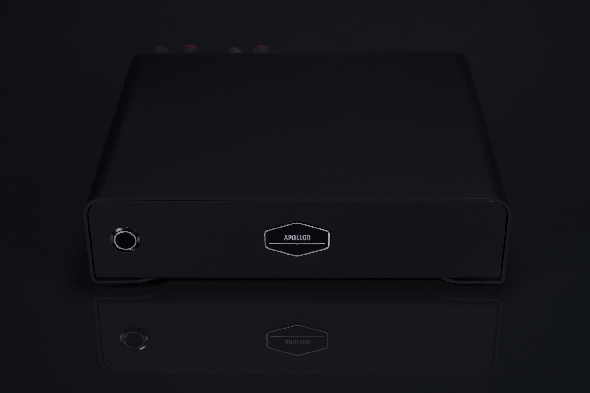 Hypex NC122MP Stereo Amplifier Black Anodized Front View Apollon Audio