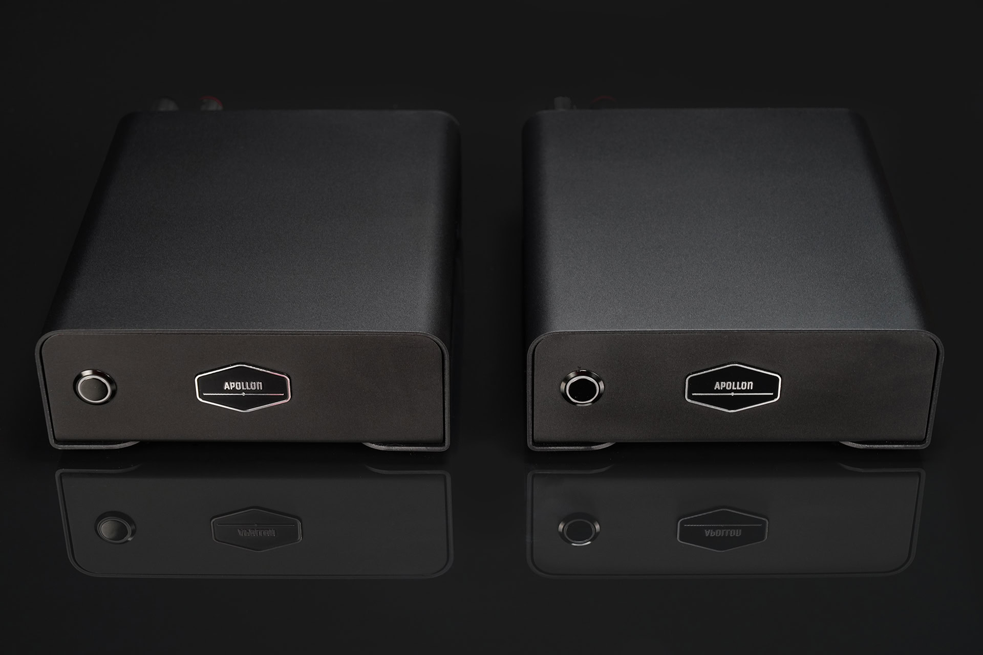 Hypex NC500MP Monoblock Amplifier Black Anodized Front View Apollon Audio