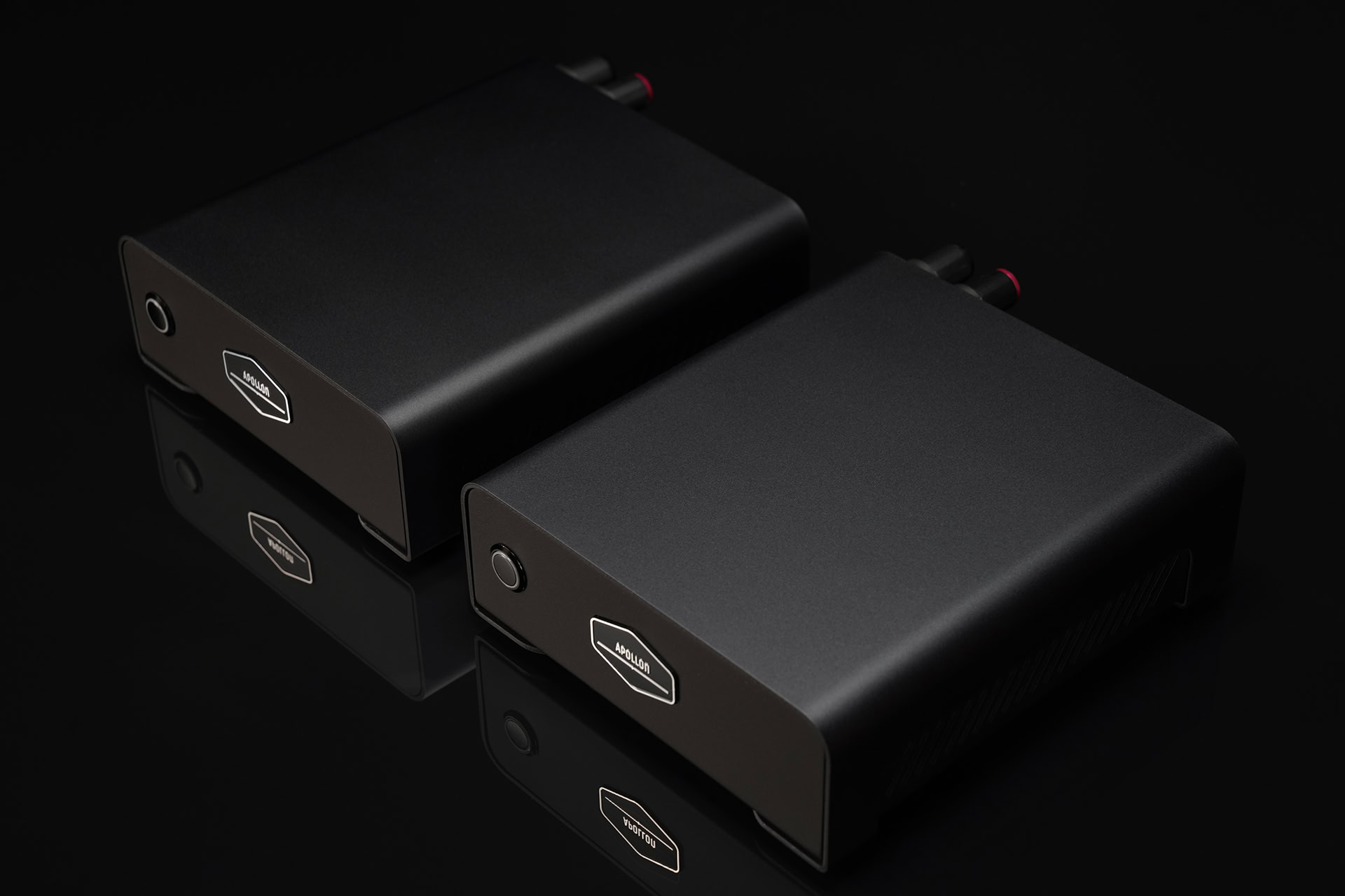 Hypex NC500MP Monoblock Amplifier Black Anodized Side View Apollon Audio