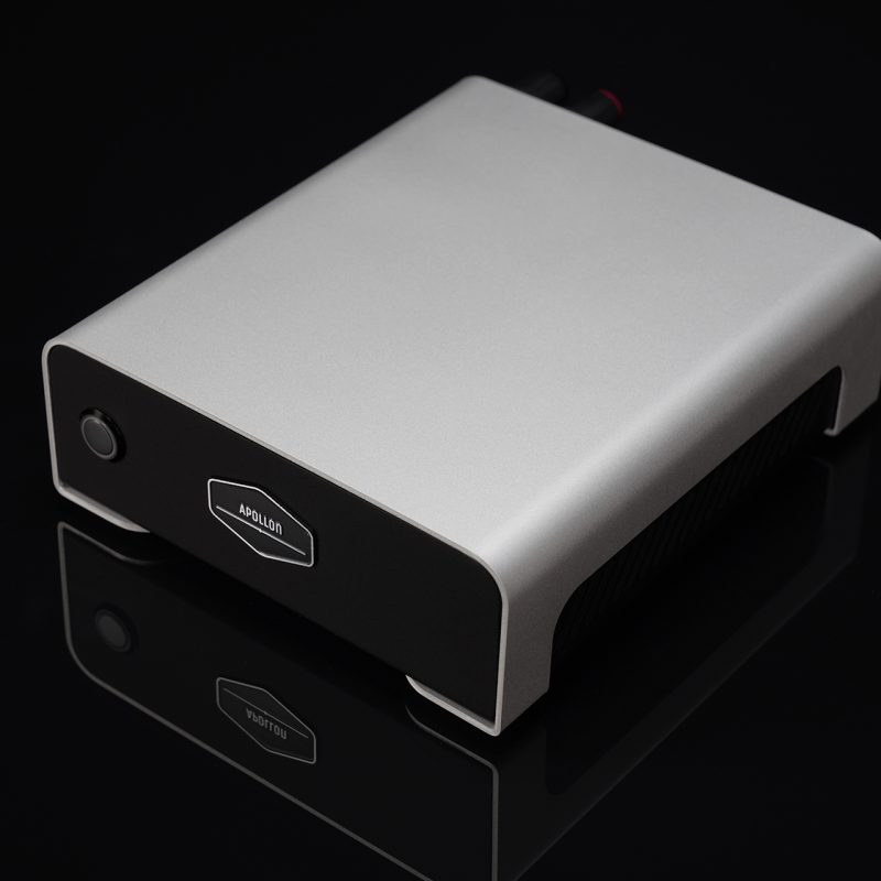 Hypex NC500MP Monoblock Amplifier Silver Anodized Side View Apollon Audio