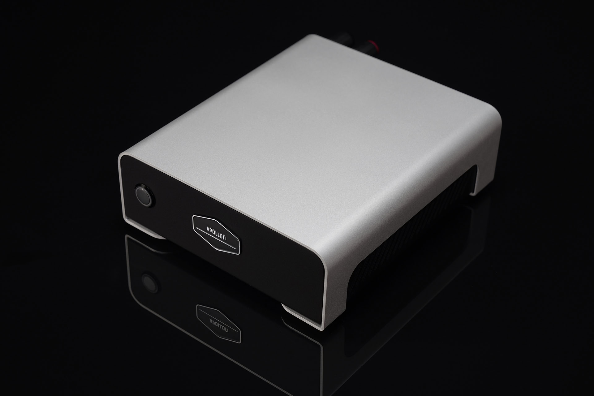 Hypex NC500MP Monoblock Amplifier Silver Anodized Side View Apollon Audio