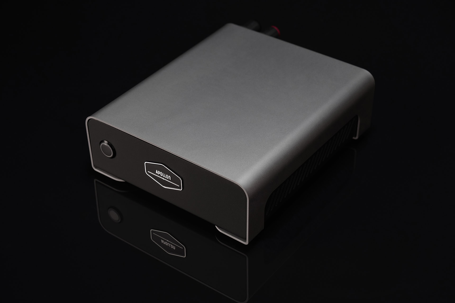 Hypex NC500MP Monoblock Amplifier titan Anodized Side View Apollon Audio