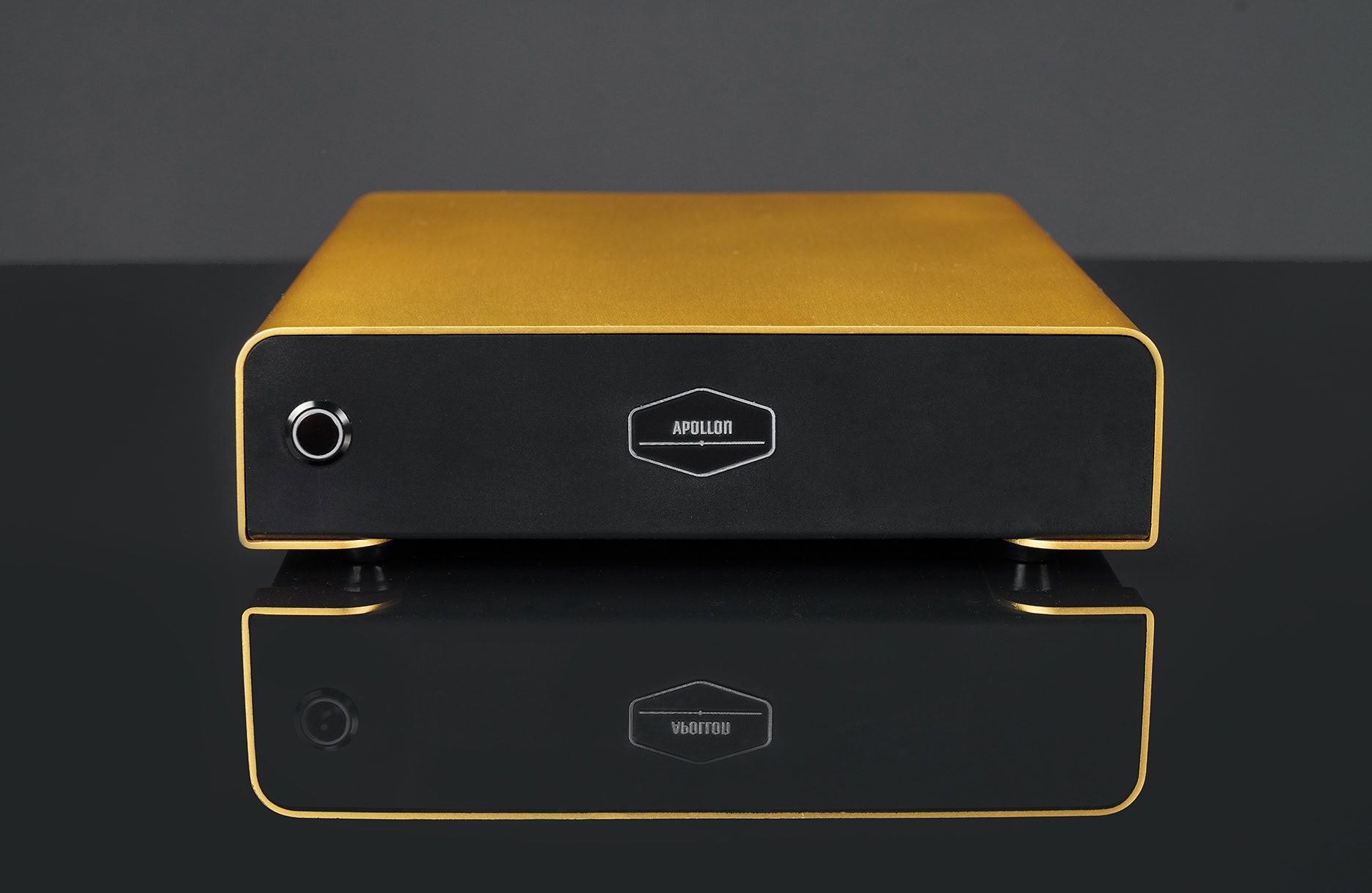 Apollon-Purifi-1ET9040BA-Monoblock-Amplifier-Front-Gold.