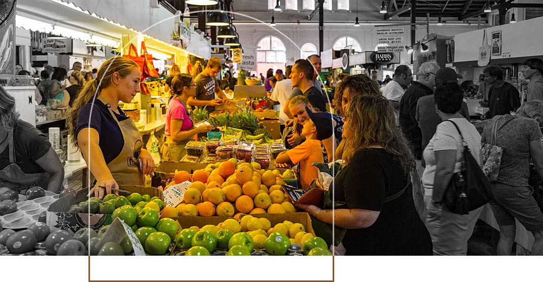 Lancaster Central Market people and activity