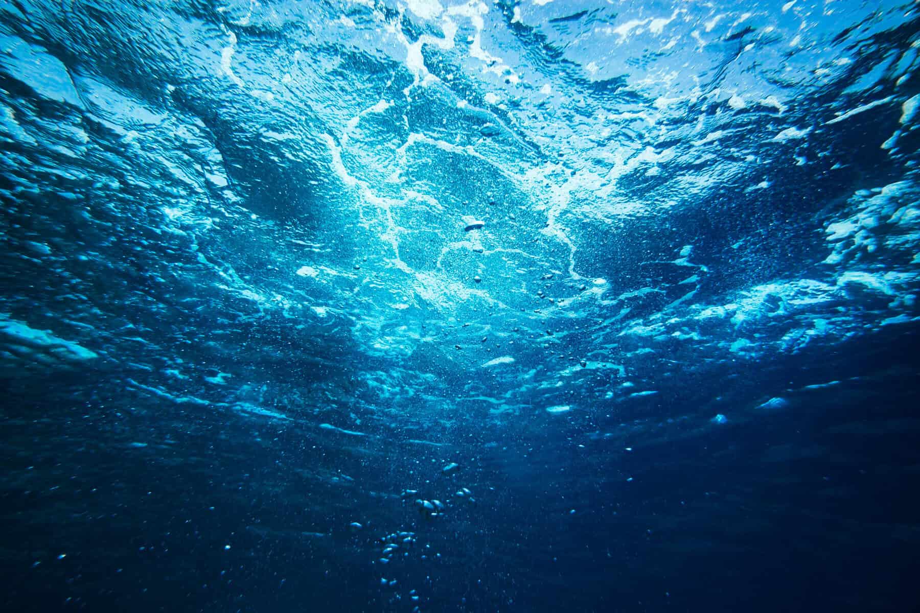 Sea underwater view. Beauty nature background