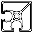 section profilé 45x45-2f
