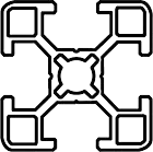 section profilé 30x30 eco+