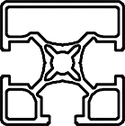 section profilé 40x4 1F