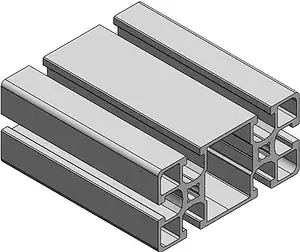 Profilé aluminium 45x90