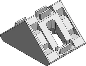 Équerre 30 pour profilé aluminium