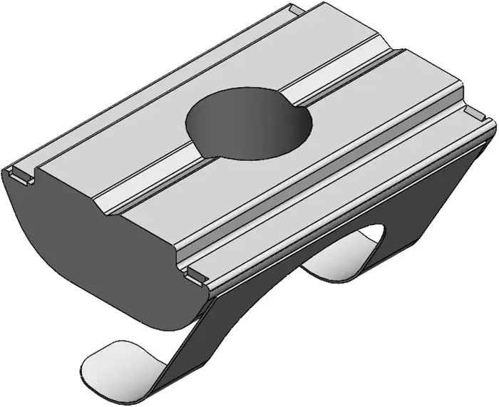 Écrou basculant 30 pour profilé aluminium