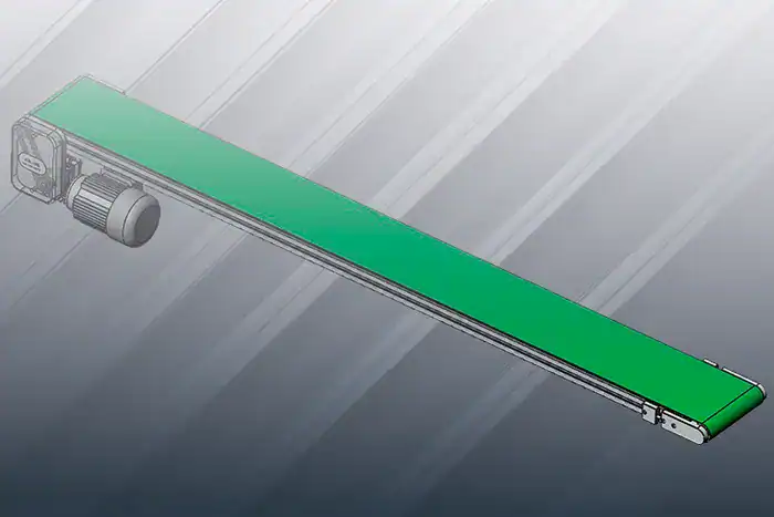 Illustration d'un Convoyeur à bande type TB52