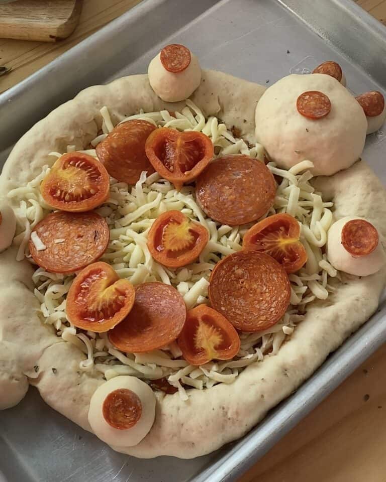 Adorable Piggy pizza recipe