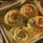 m doing the SEO Alt text for my WordPress post, Buttery cheese Garlic Rolls, are soft, fluffy, and loaded with melted, bubbly mozzarella cheese I need you to give me this information using keywords: ALT TEXT, jpeg title using the main keyword, caption and description.