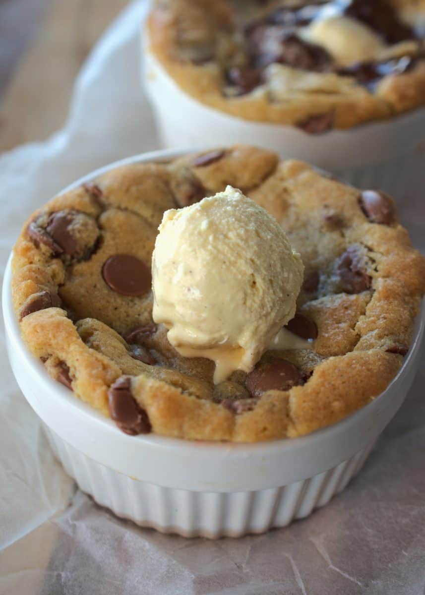 Deep Dish Nutella Cookie Pie