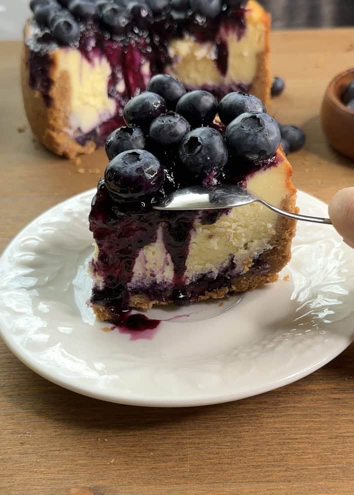 Creamy Blueberry Cheesecake