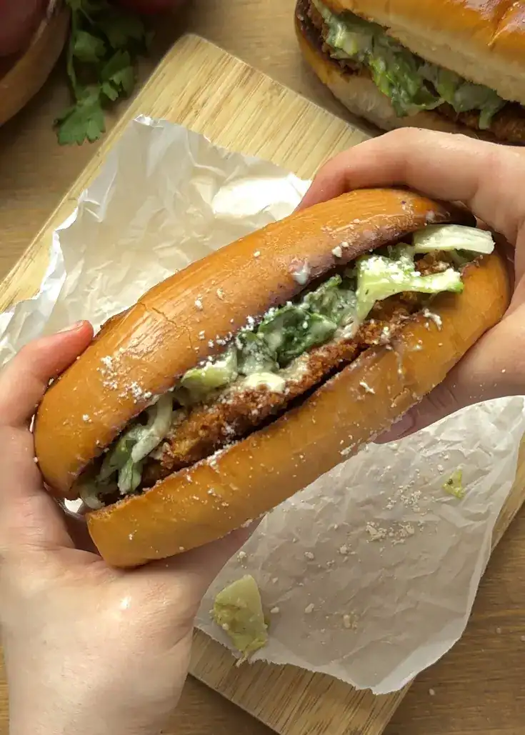 Crunchy Chicken Caesar Sandwich