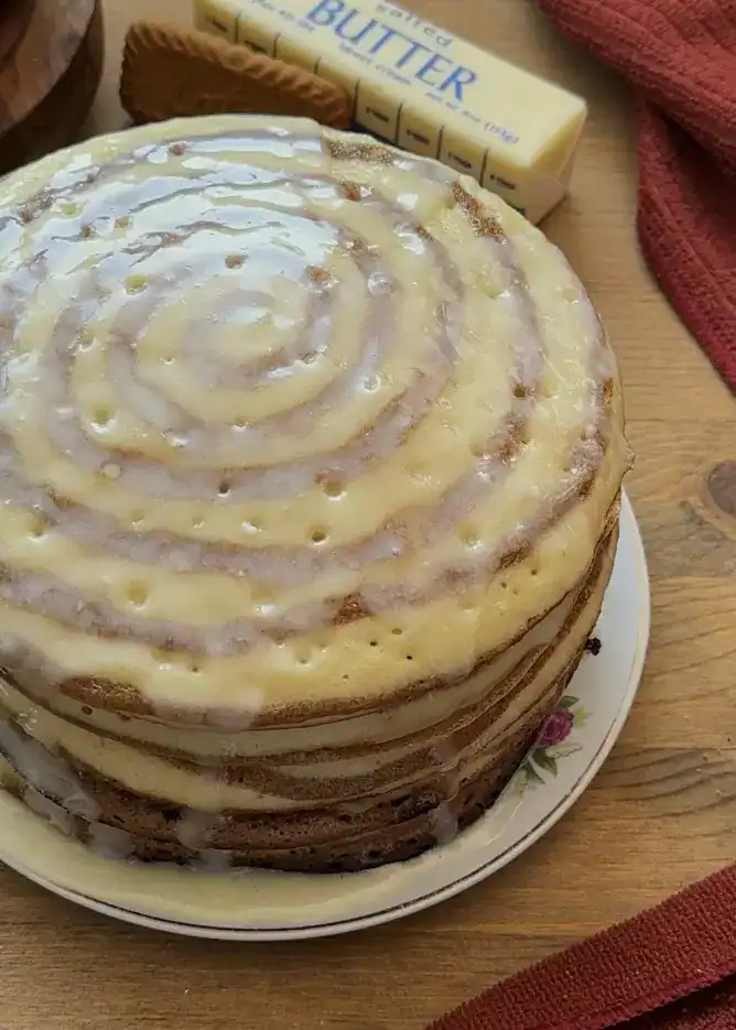 Cinnamon Roll Pancakes