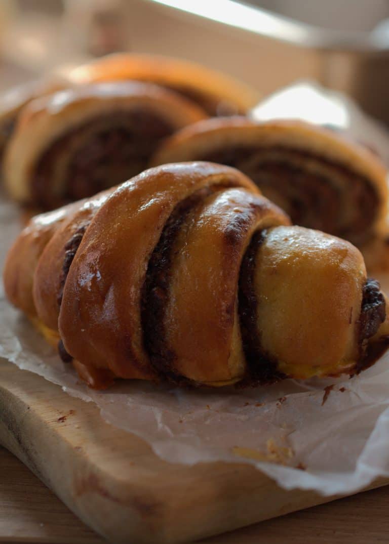 Nutella croissant brioche