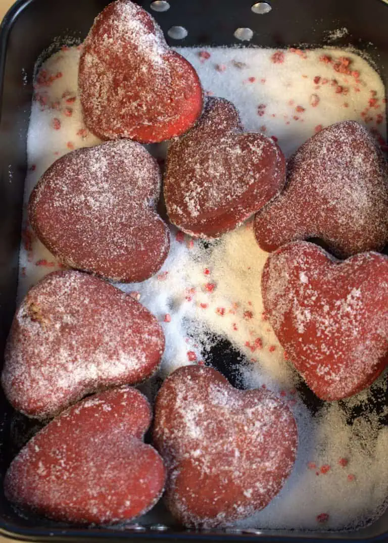 Red Velvet Heart Donuts