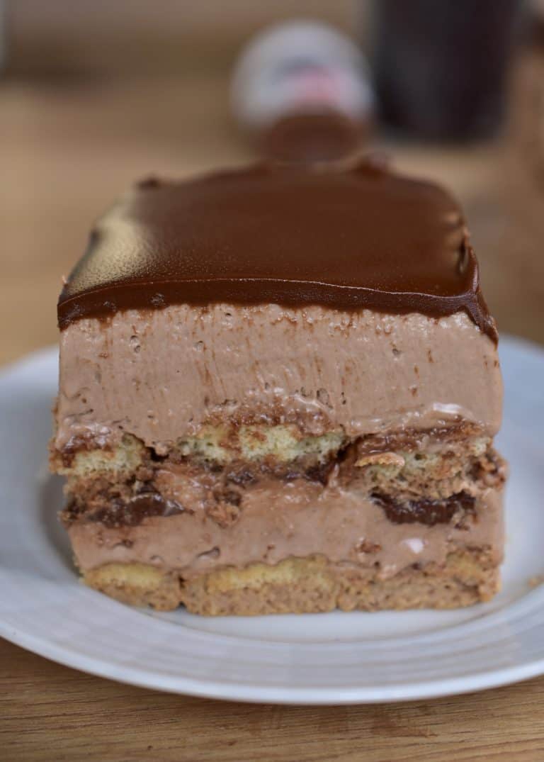 Nutella tiramisu dessert