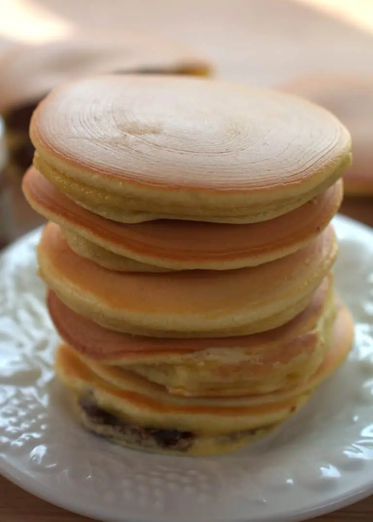 Nutella mini pancakes
