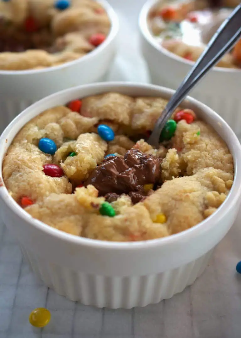 M&M Nutella Cookie pies
