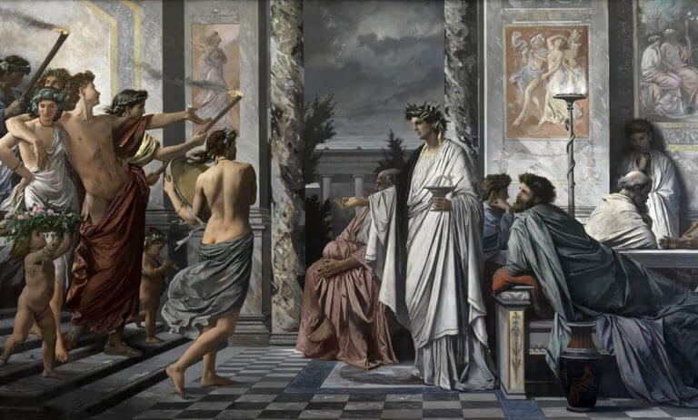 DRÁMAI PILLANAT – PLATÓN ÉS ARISZTOTELÉSZ VITÁJA