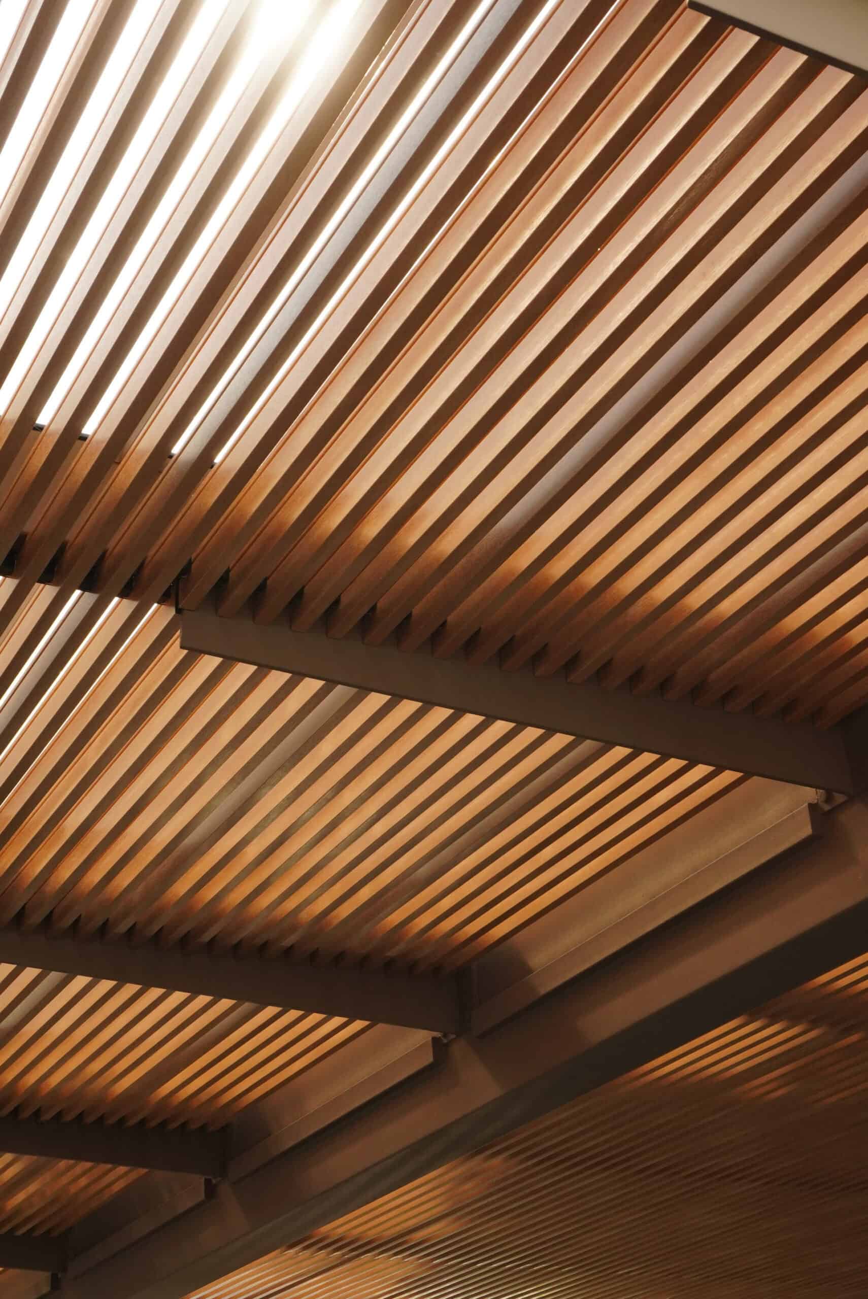 ระแนงโลหะลายไม้ ขนาด 20x50x4000mm. สีบีช (Beech) - Image 4