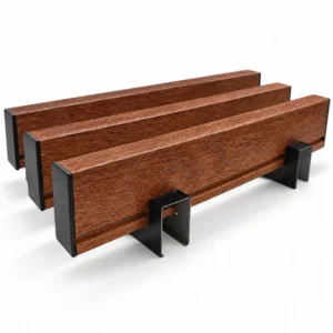 ระแนงเหล็กลายไม้ สีวอลนัท (Walnut)
