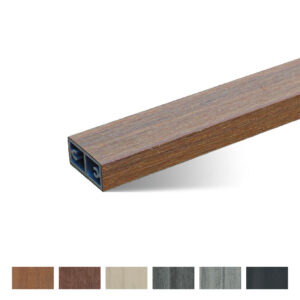 ไม้ระแนงตกแต่ง กลวงภายนอก APC 40x20  หนา 3mm