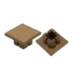 ฝาปิดไม้ระแนง ขนาด 25x25 mm.  (สำหรับรุ่น OLT-H012)