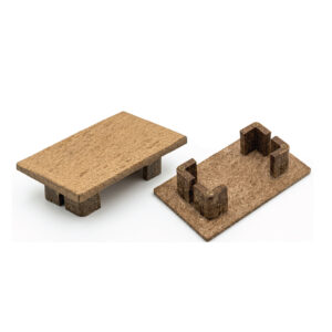 ฝาปิดไม้ระแนง ขนาด 50x30 mm. (สำหรับรุ่น OLT-H007)