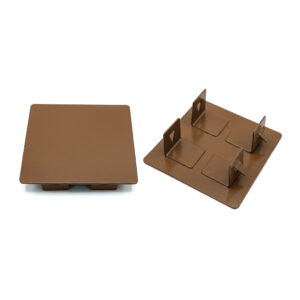 ฝาปิดระแนง ขนาด 50x50mm สำหรับวัสดุนิยมไพร์ม รุ่นฮาร์โมนี่ (สำหรับรุ่น OLT-CX-H001)