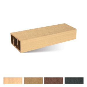ไม้ระแนงหน้าใหญ่กลวง ภายนอก วัสดุนิยมไพร์ม ขนาด 100X50mm