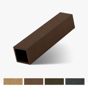 ไม้ระแนงหน้าใหญ่กลวง ภายนอก  2"x2"