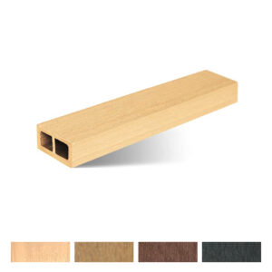 ไม้ระแนงหน้าใหญ่กลวง ภายนอก วัสดุนิยมไพร์ม ขนาด 50X25mm