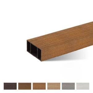 ไม้ระแนงหน้าใหญ่กลวงภายนอก ASA ขนาด 100x50mm.