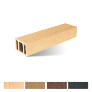 ไม้ระแนงหน้าใหญ่กลวง ภายนอก วัสดุนิยมไพร์ม ขนาด 61X42mm