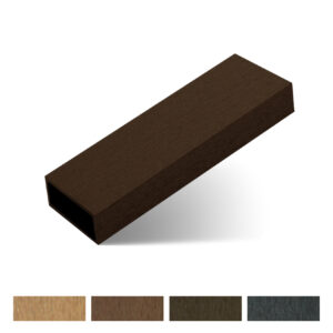 ไม้ระแนงหน้าใหญ่กลวง ภายนอก  3"x1.5"