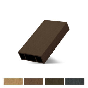ไม้ระแนงหน้าใหญ่กลวง ภายนอก 8"x2.5"