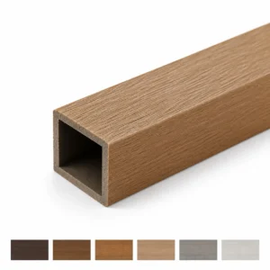ระแนงไม้เทียม WPC หน้าใหญ่กลวงภายนอก ASA ขนาด 50x50mm.