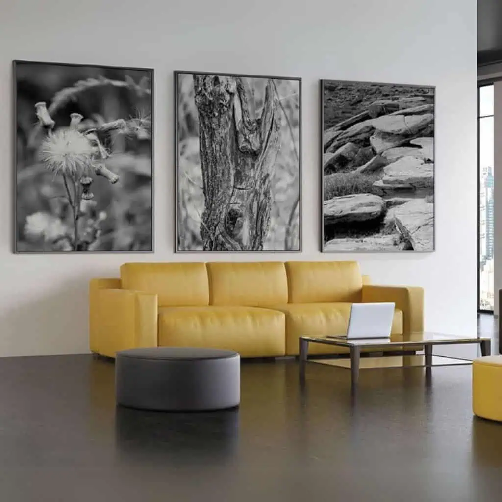 Living room wall prints