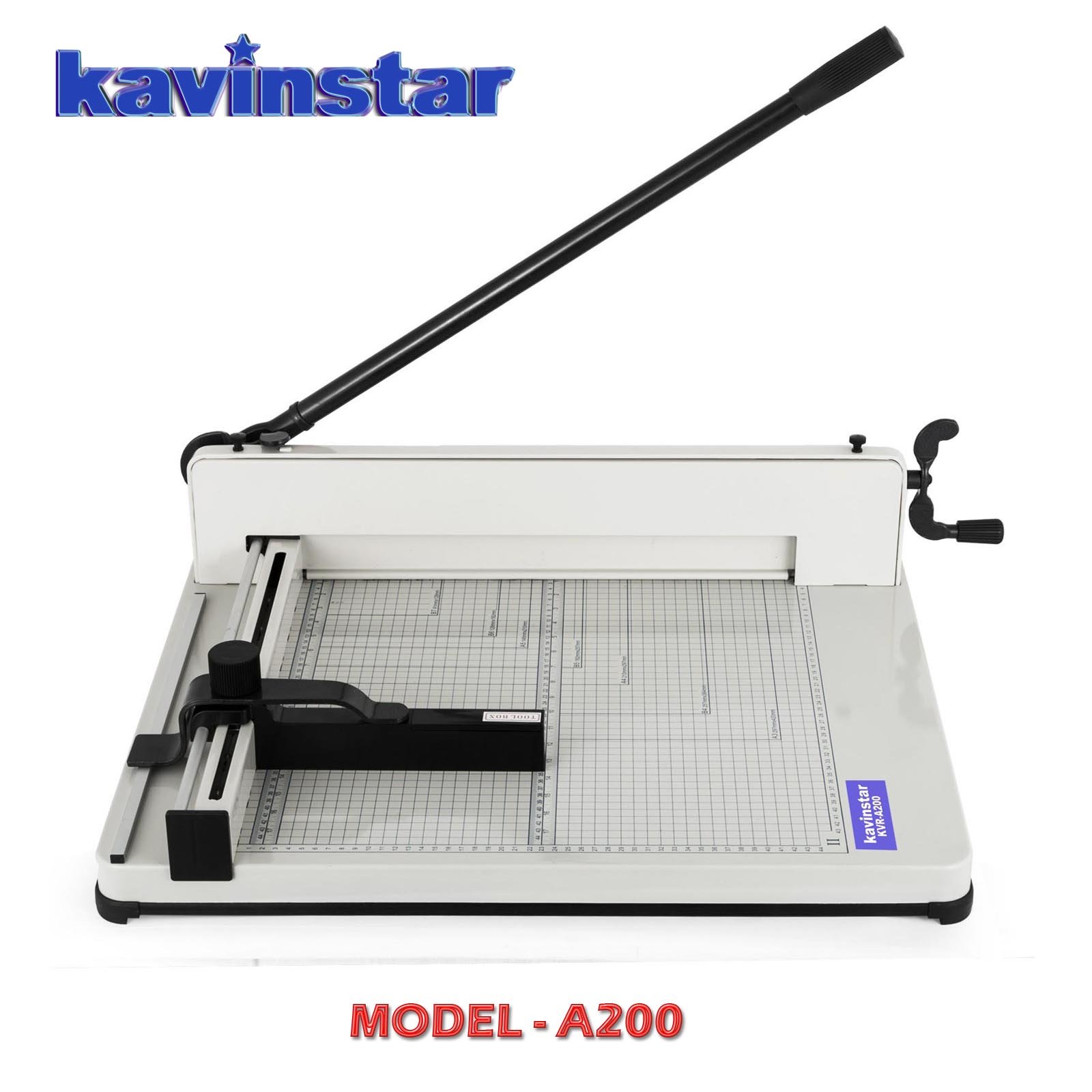 Kavinstar KVR-A200 Manual Paper Cutting Machine (Cutting Capacity - 350 sheets/70gsm)